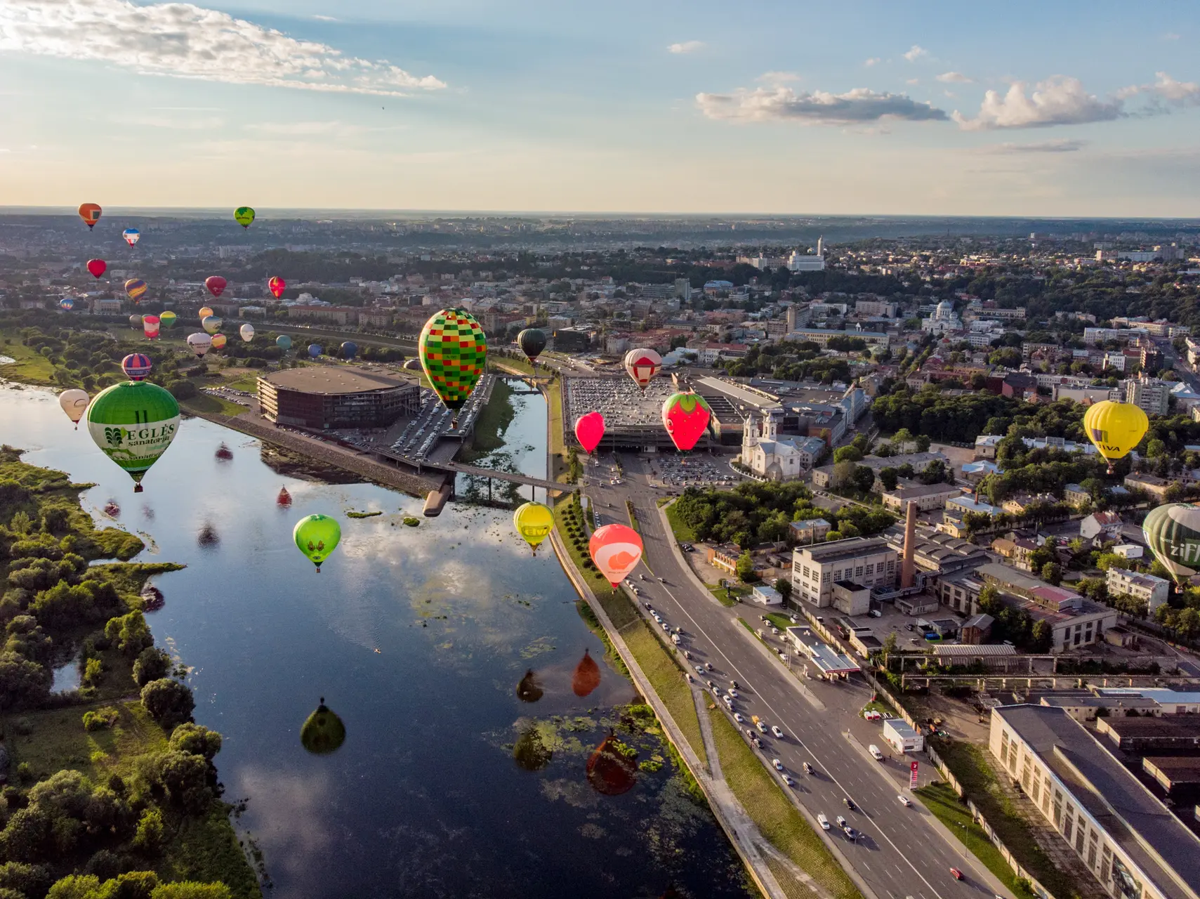 Oro balionų fiesta