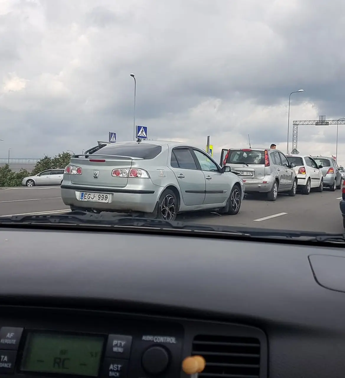 avarija ant megos viaduko