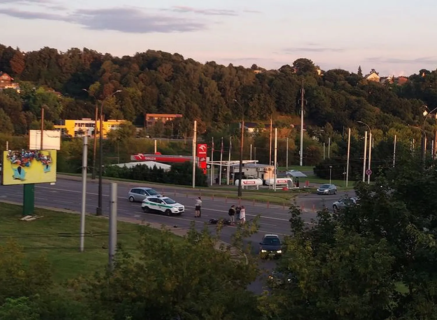 Avarija ant Varnių tilto.