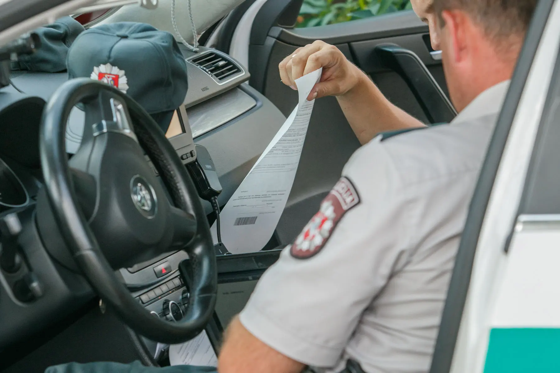 Policija Kaune baudė greičio viršytojus