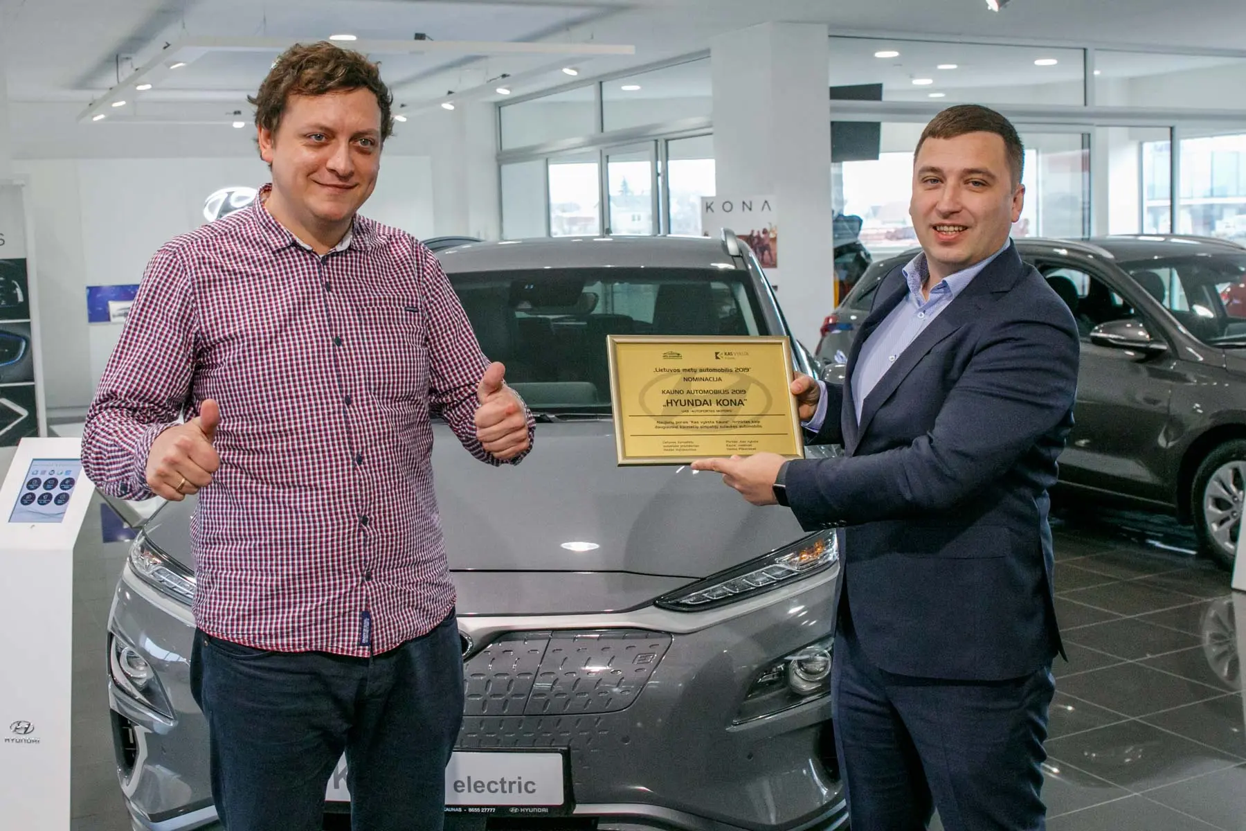 Kauniečių metų automobilis - „Hyundai Kona EV“
