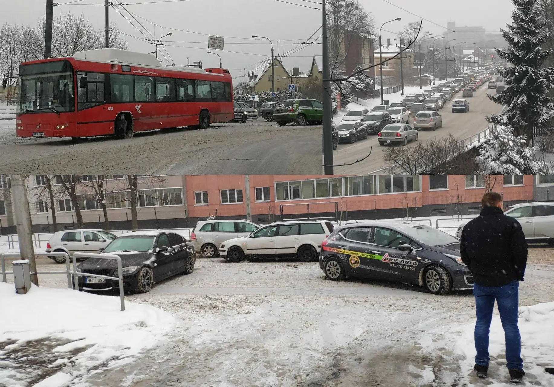 Kauną kausto spūstys