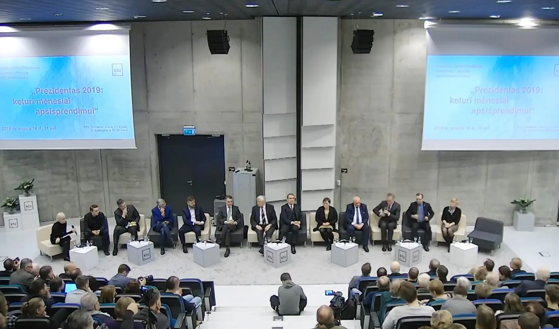 Kandidatų į prezidentus debatai KTU