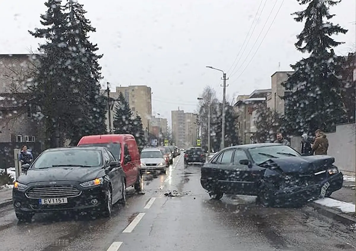 Avarija Pašilės gatvėje