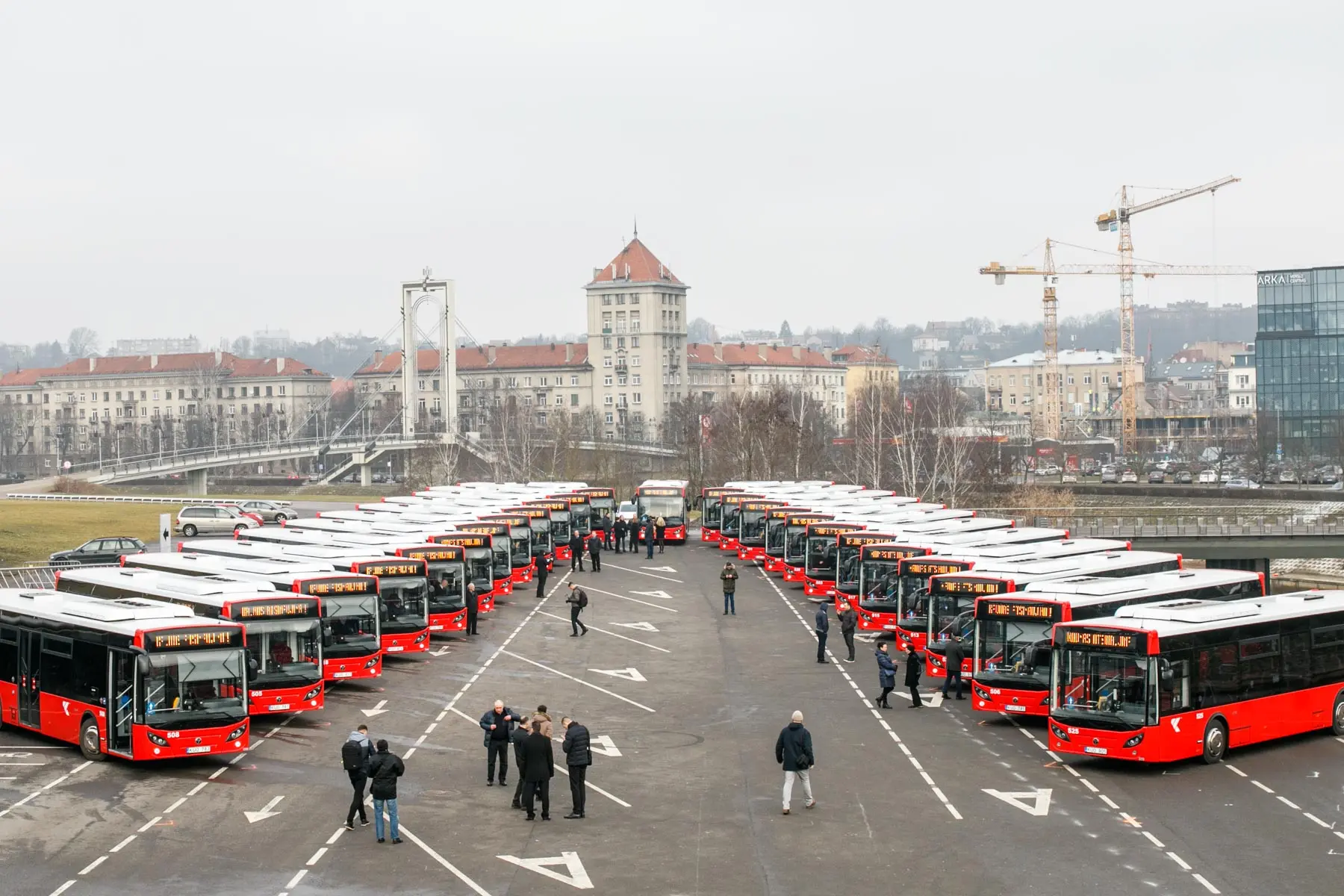 Pristatyti nauji autobusai