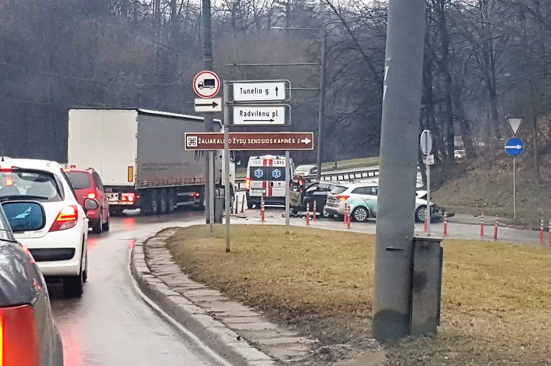 Avarija Tunelio gatvėje