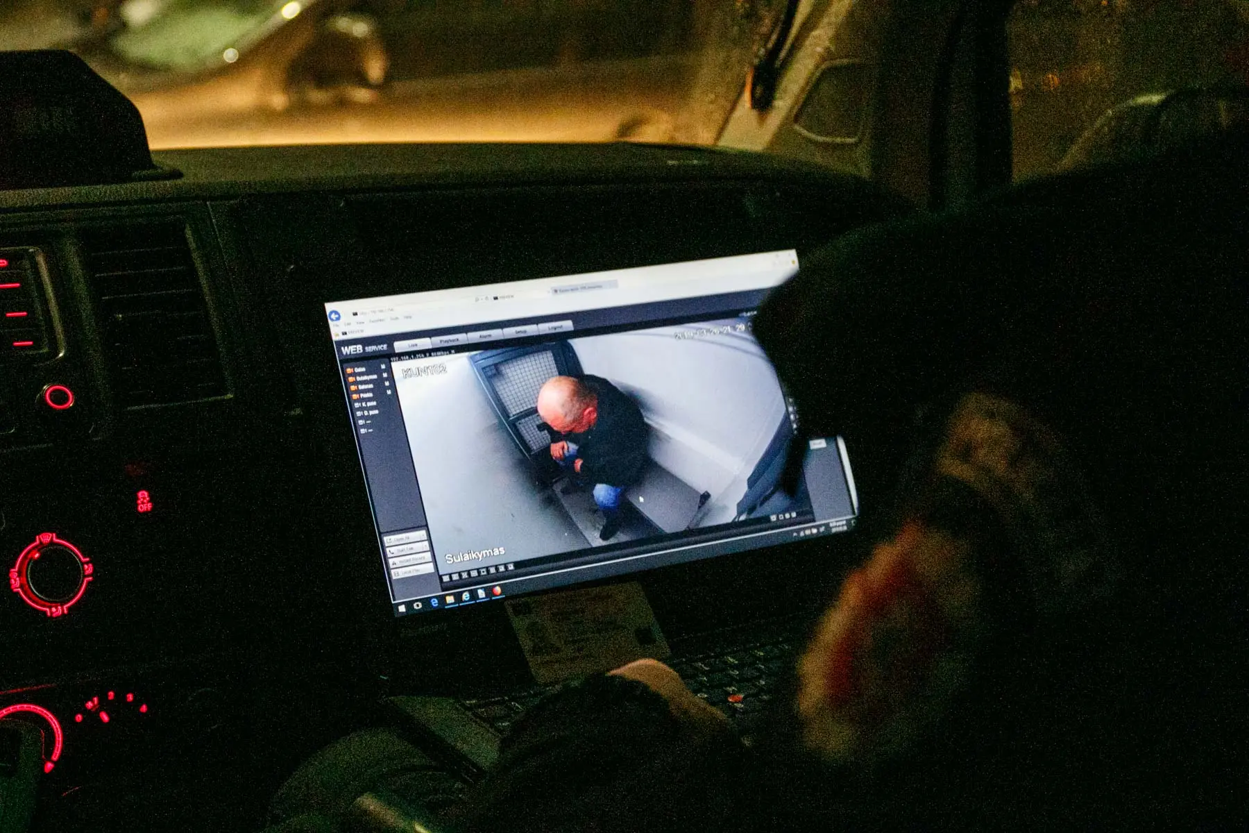 Kauno policijos patrulių naktinis budėjimas