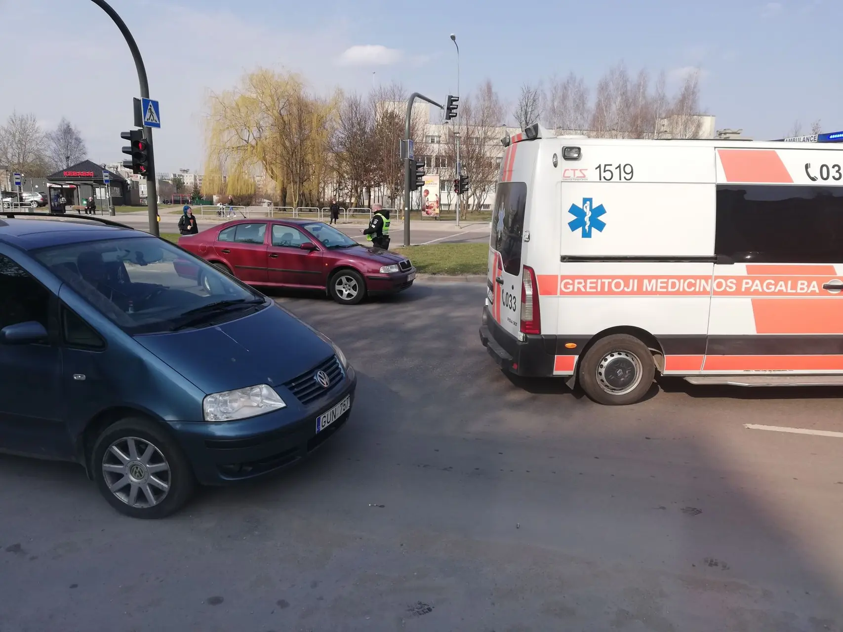 Baltų prospekte partrenktas vaikas