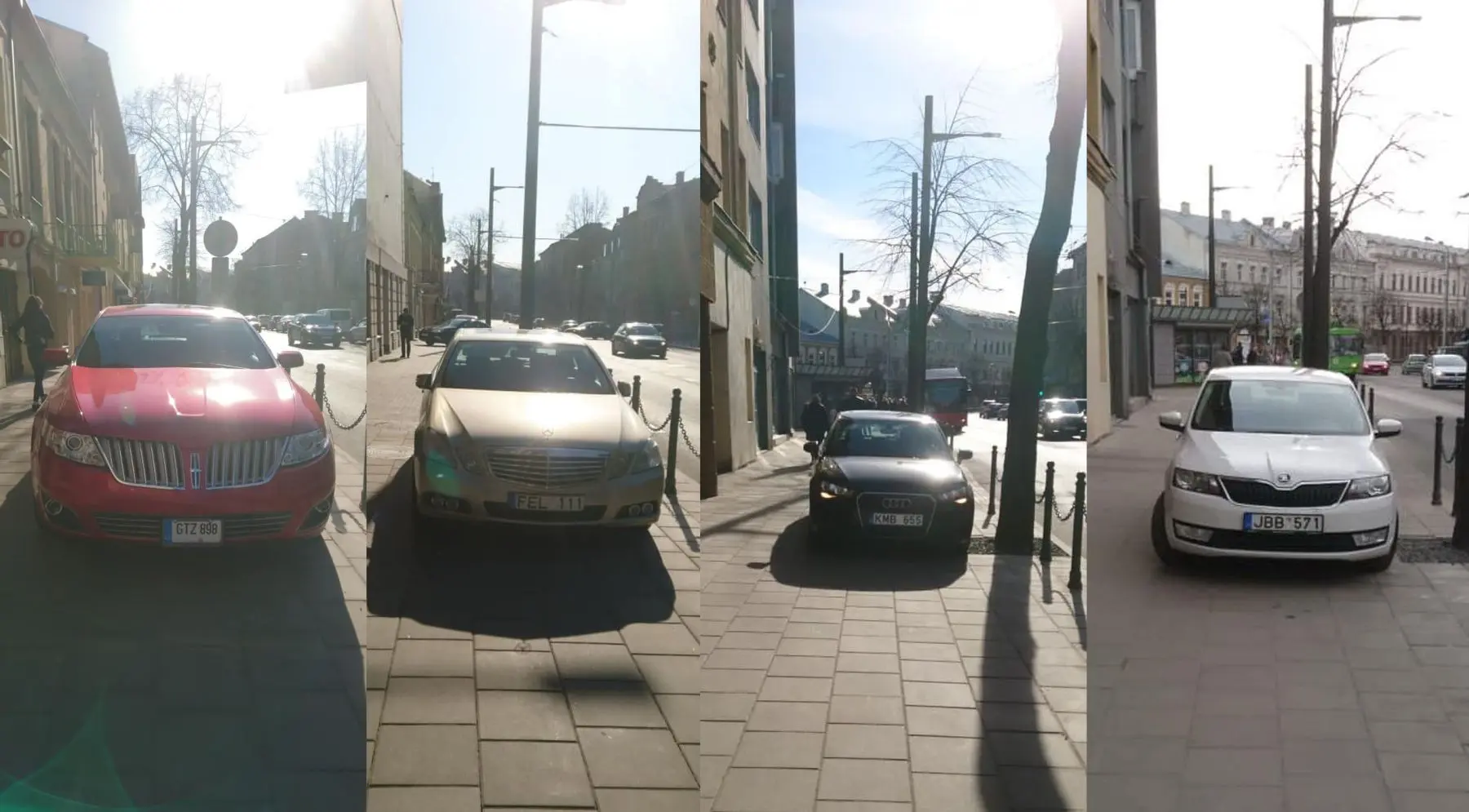 E. Ožeškienės gatvėje užstatytas šaligatvis