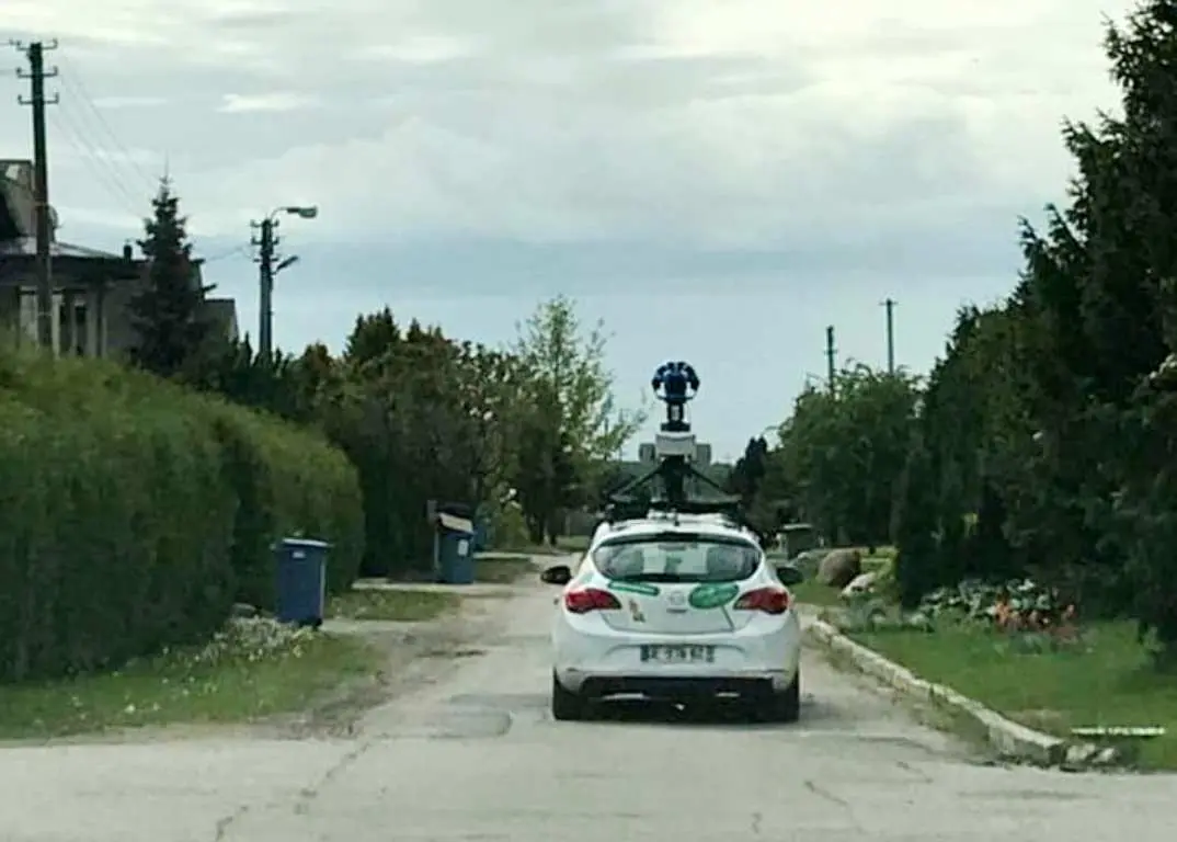 „Google Street View“ automobilis Ramučiuose