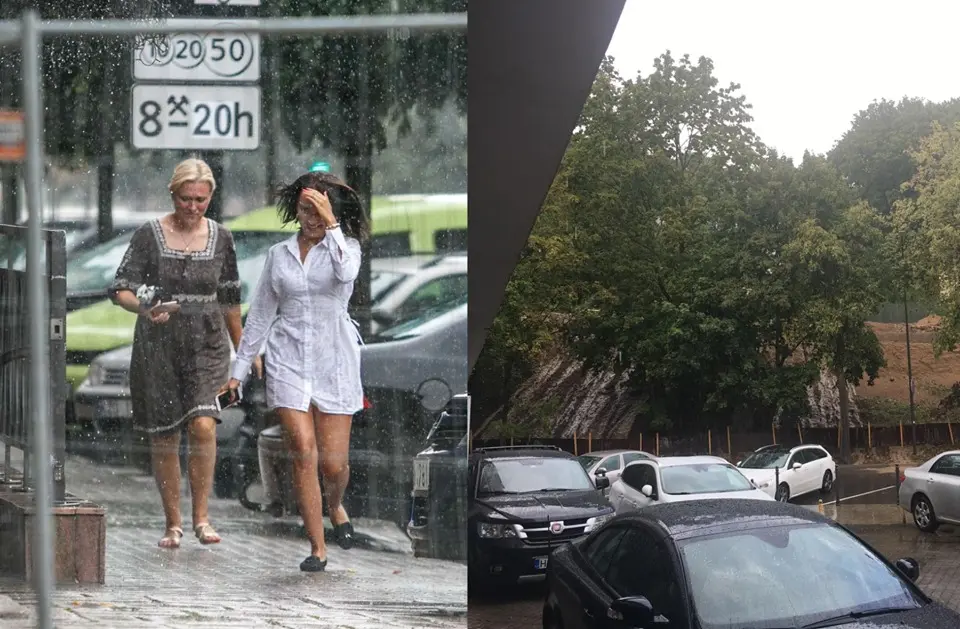 Kauną nuplovė vasariškas lietus