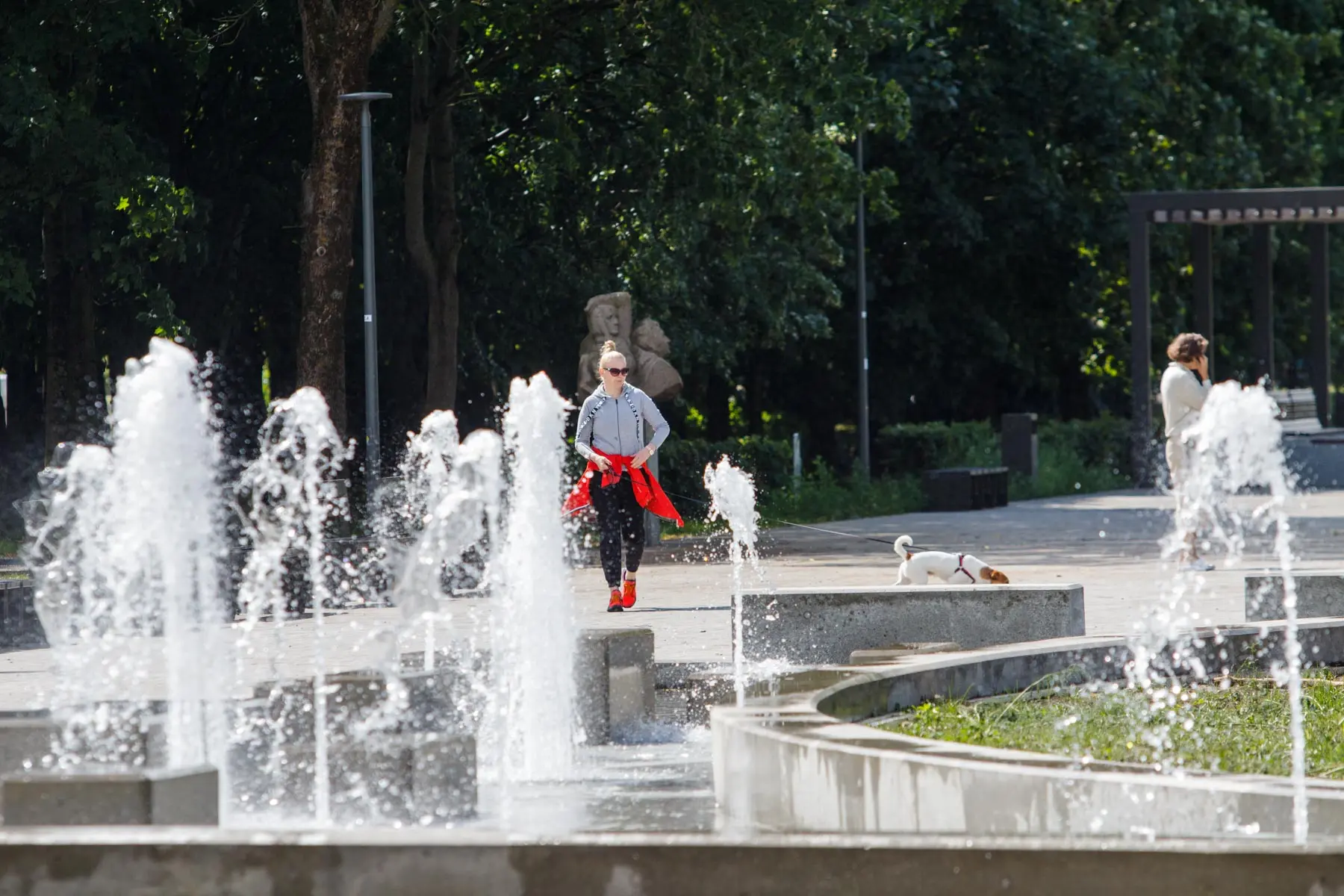Atnaujintas Draugystės parko fontanas