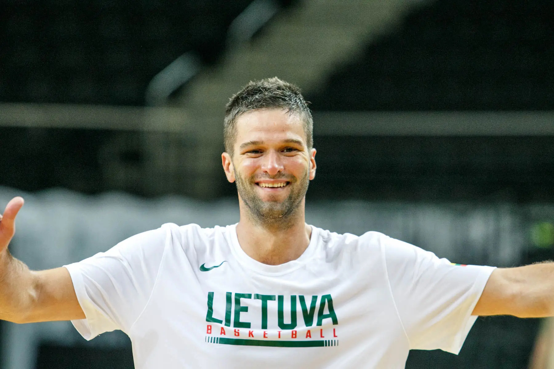 Lietuvos krepšinio rinktinės treniruotė