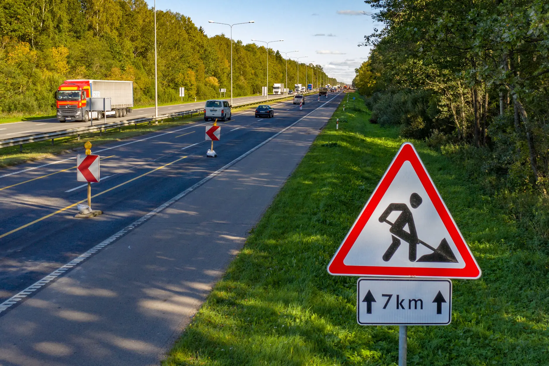 Rekonstrukcija kelyje Kaunas-Vilnius