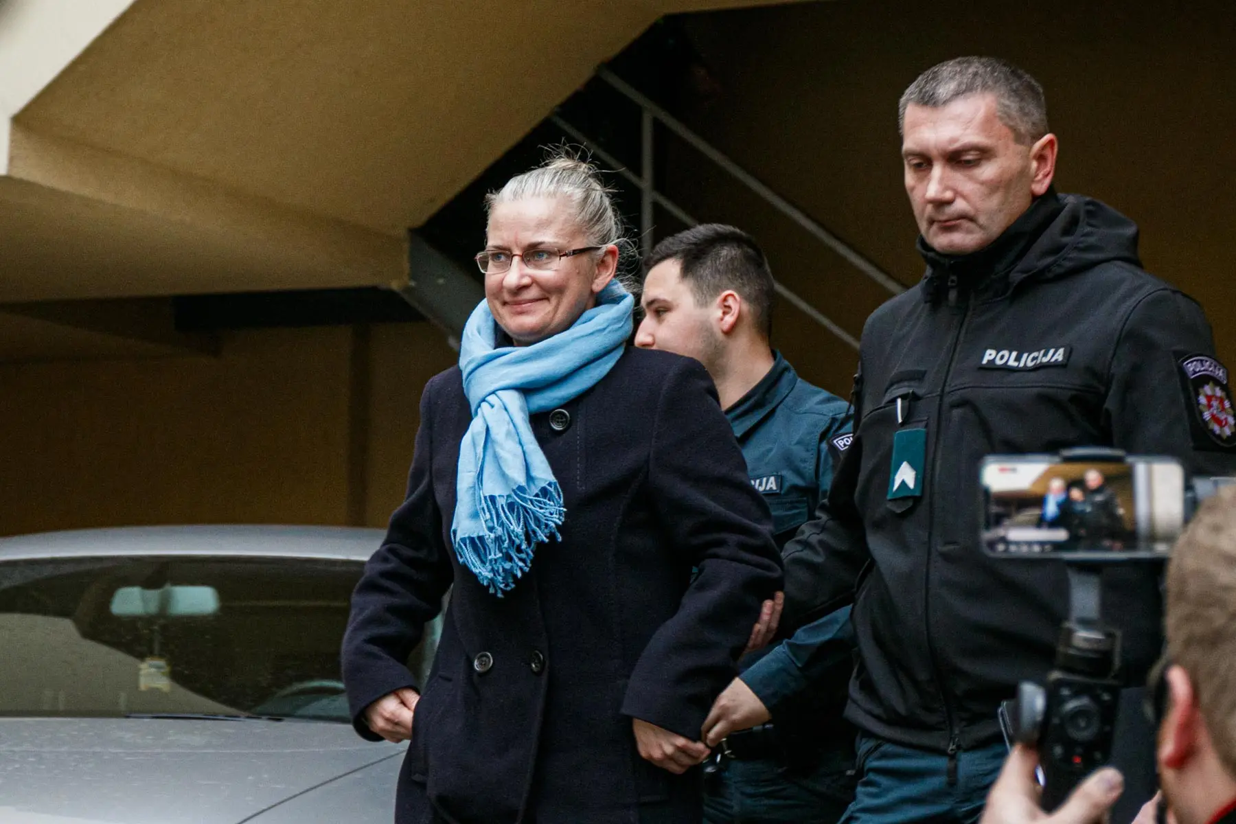 N. Venckienė išvežta iš teismo