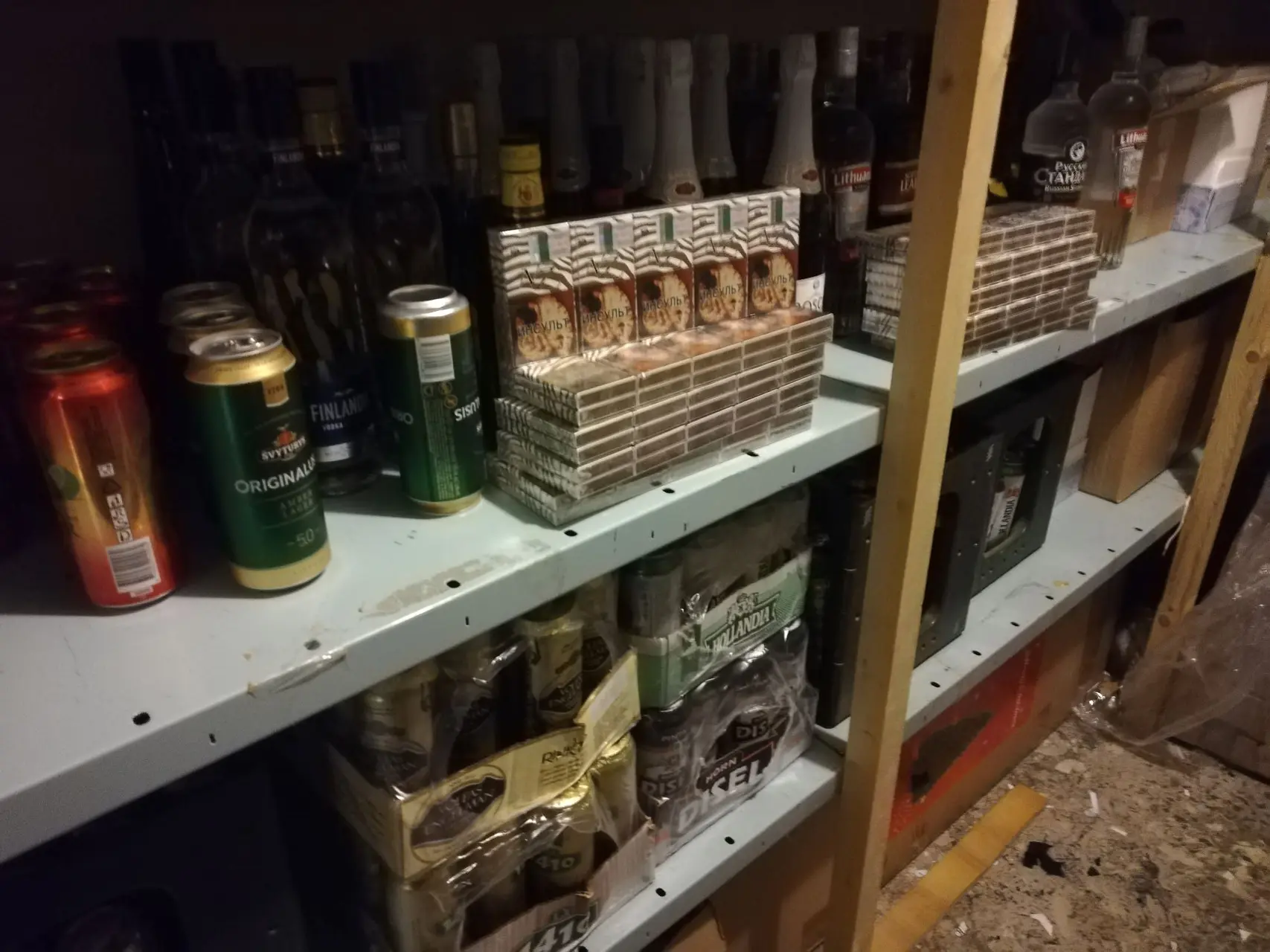 Nelegali alkoholio parduotuvė Kaune