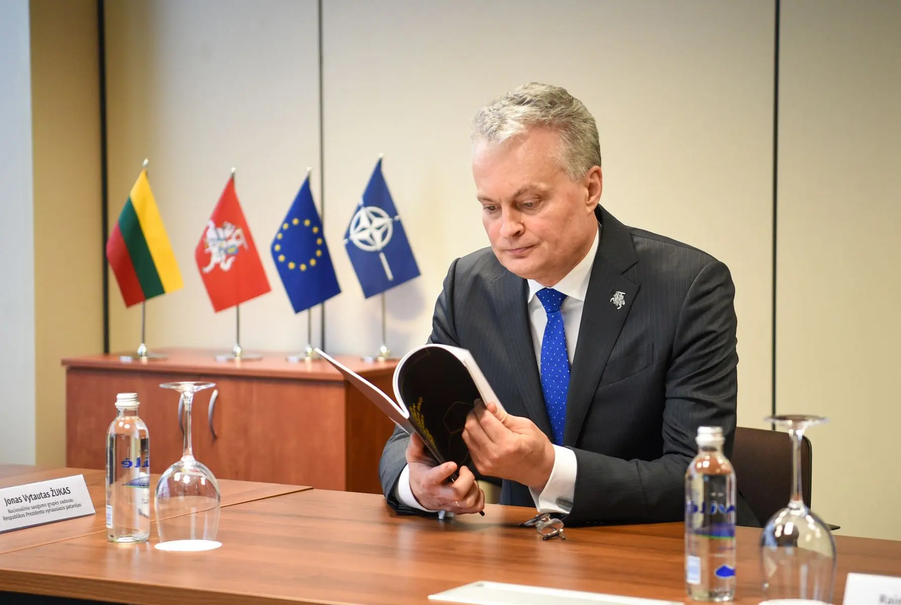 Gitanas Nausėda lankėsi Kaune įsikūrusiame Nacionalinio kibernetinio saugumo centre