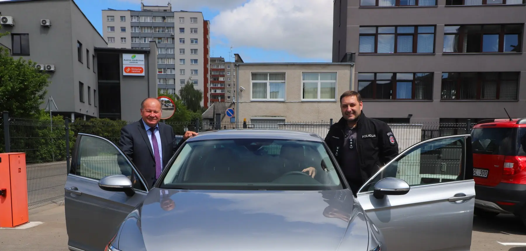 Naujas policijos automobilis