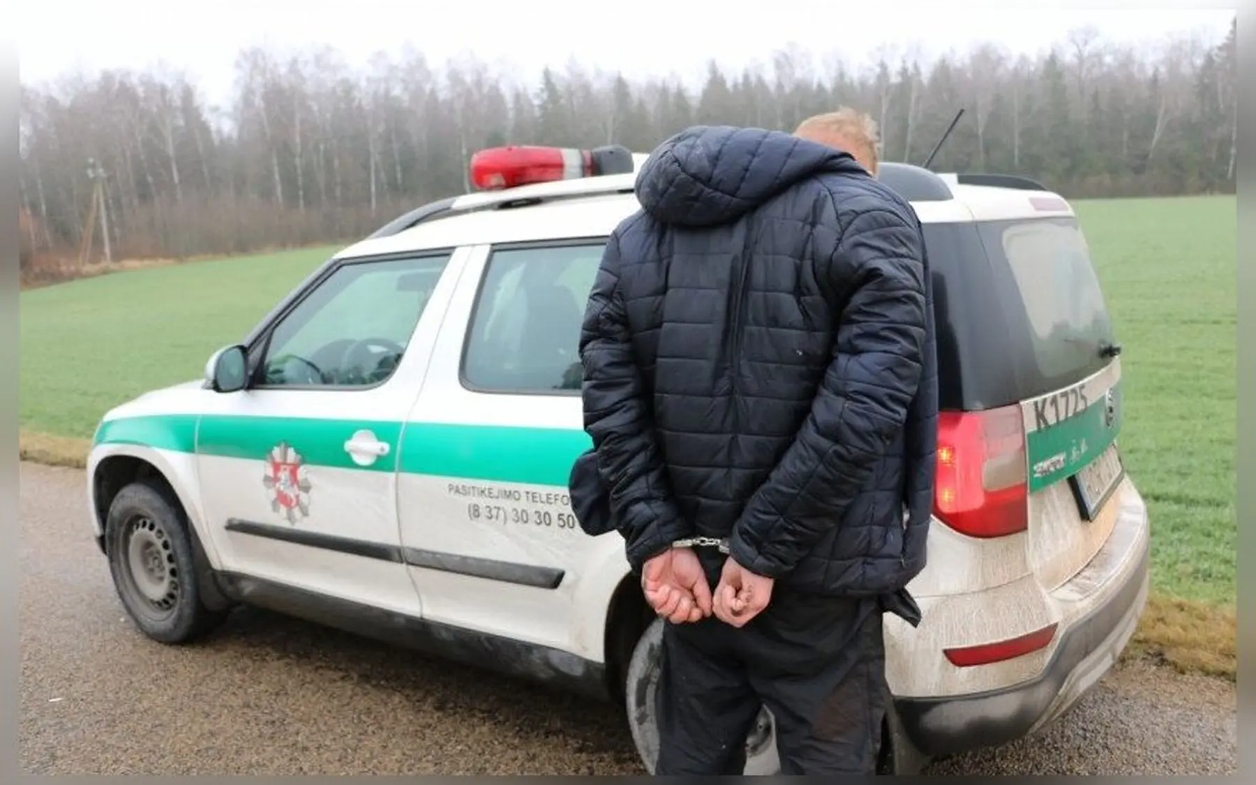 Policija sulaikė asmenį