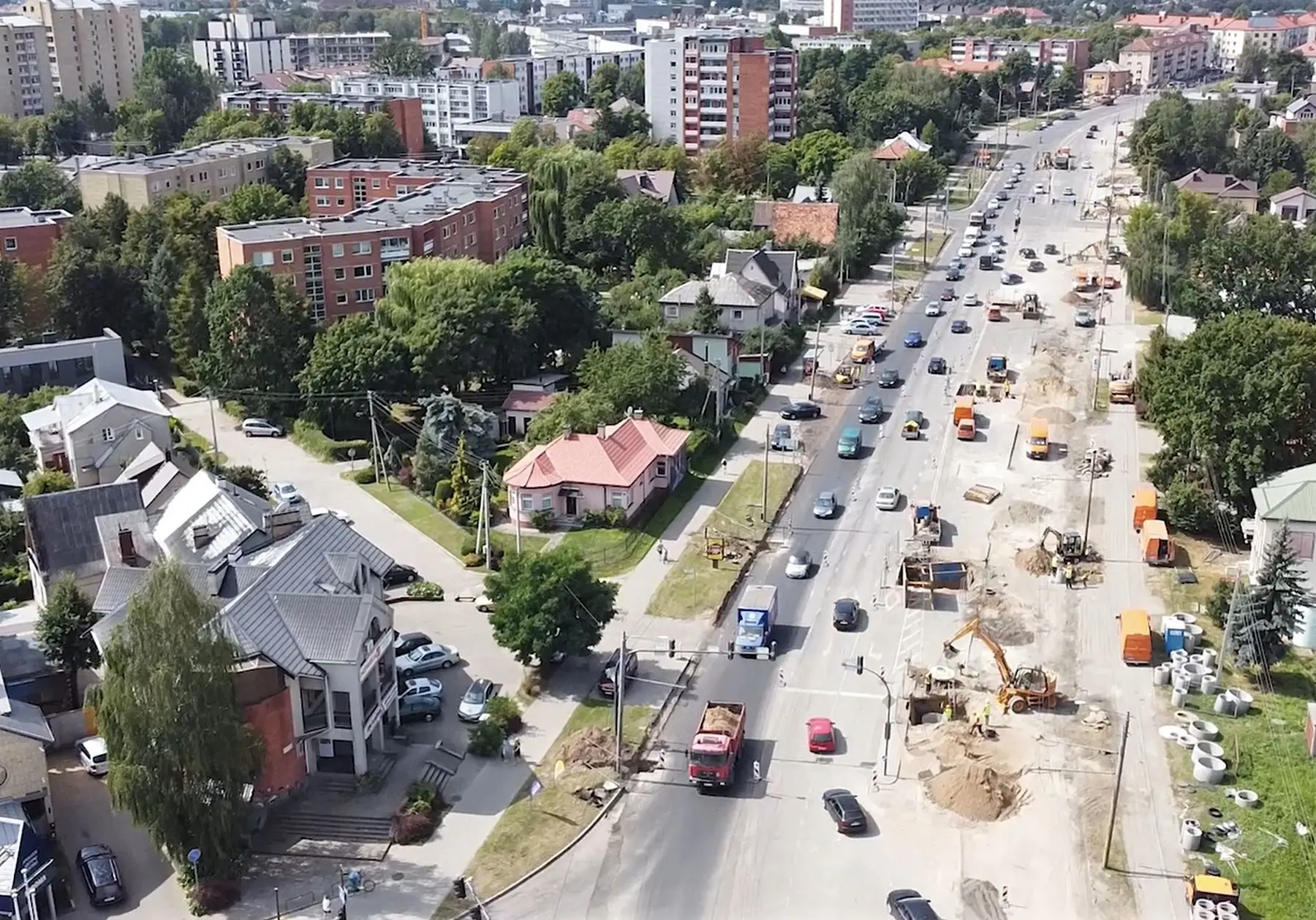 Taikos prospekto rekonstrukcija, uždaroma J. Basanavičiaus alėja