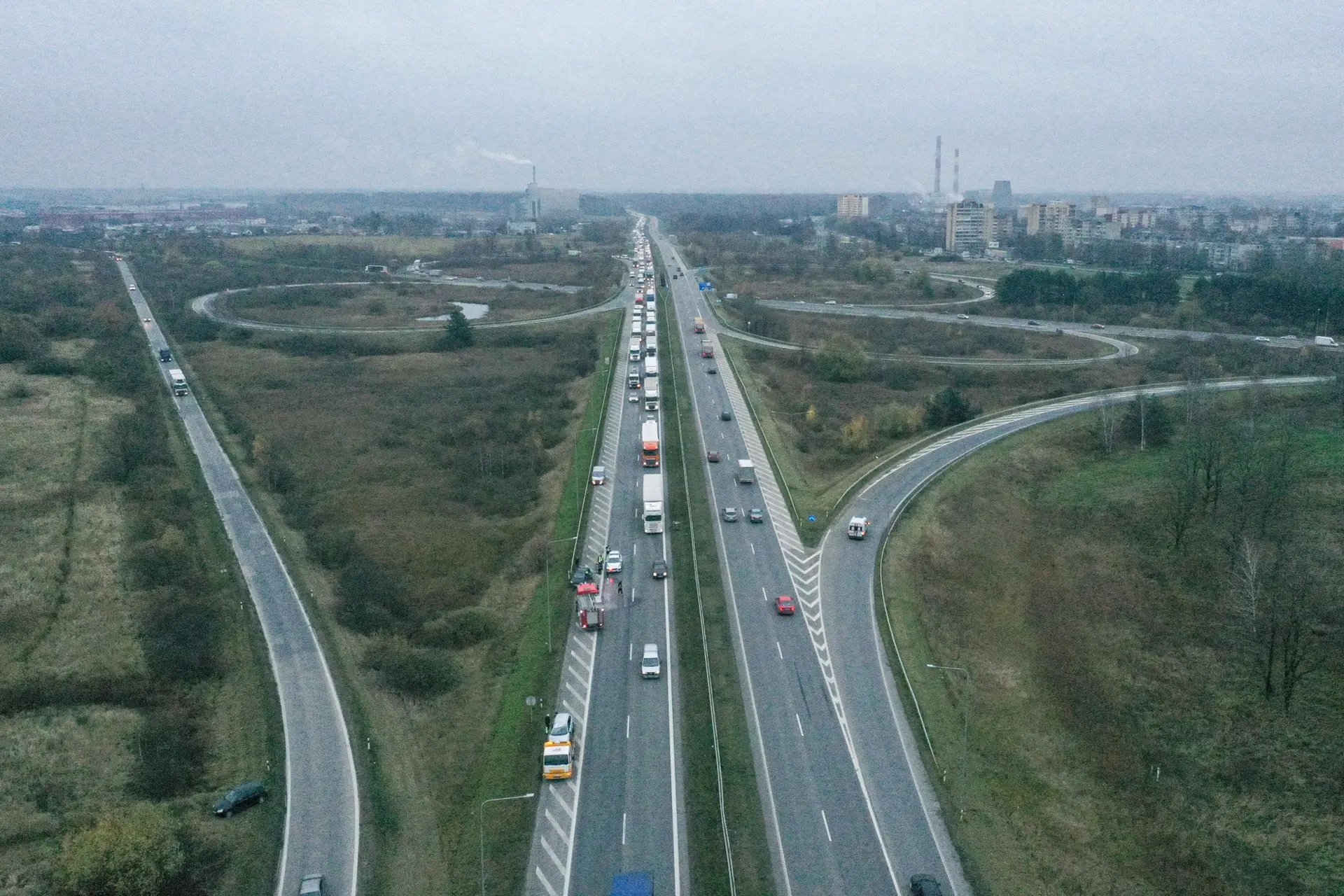 Avarija A1 kelyje
