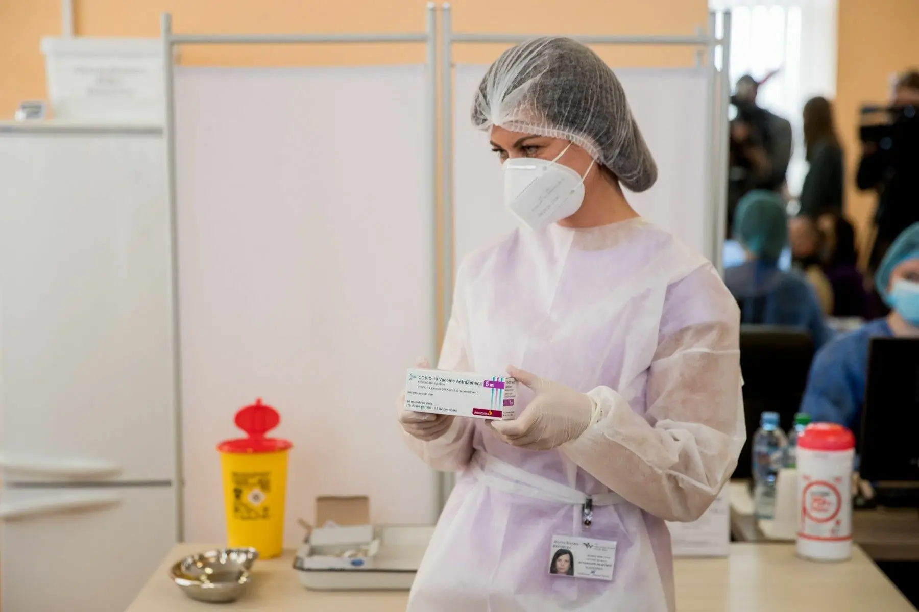 „AstraZeneca“ vakcina nuo koronaviruso paskiepytas ir  A. Dulkys / DELFI nuotr.