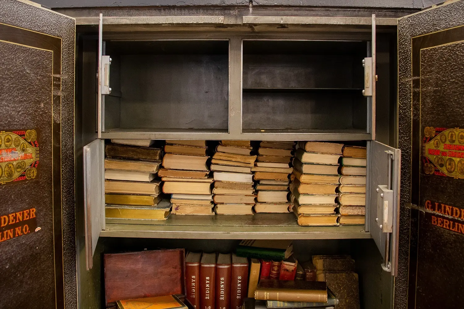 Kauno Vinco Kudirkos viešosios bibliotekos seife rastas knygų lobis