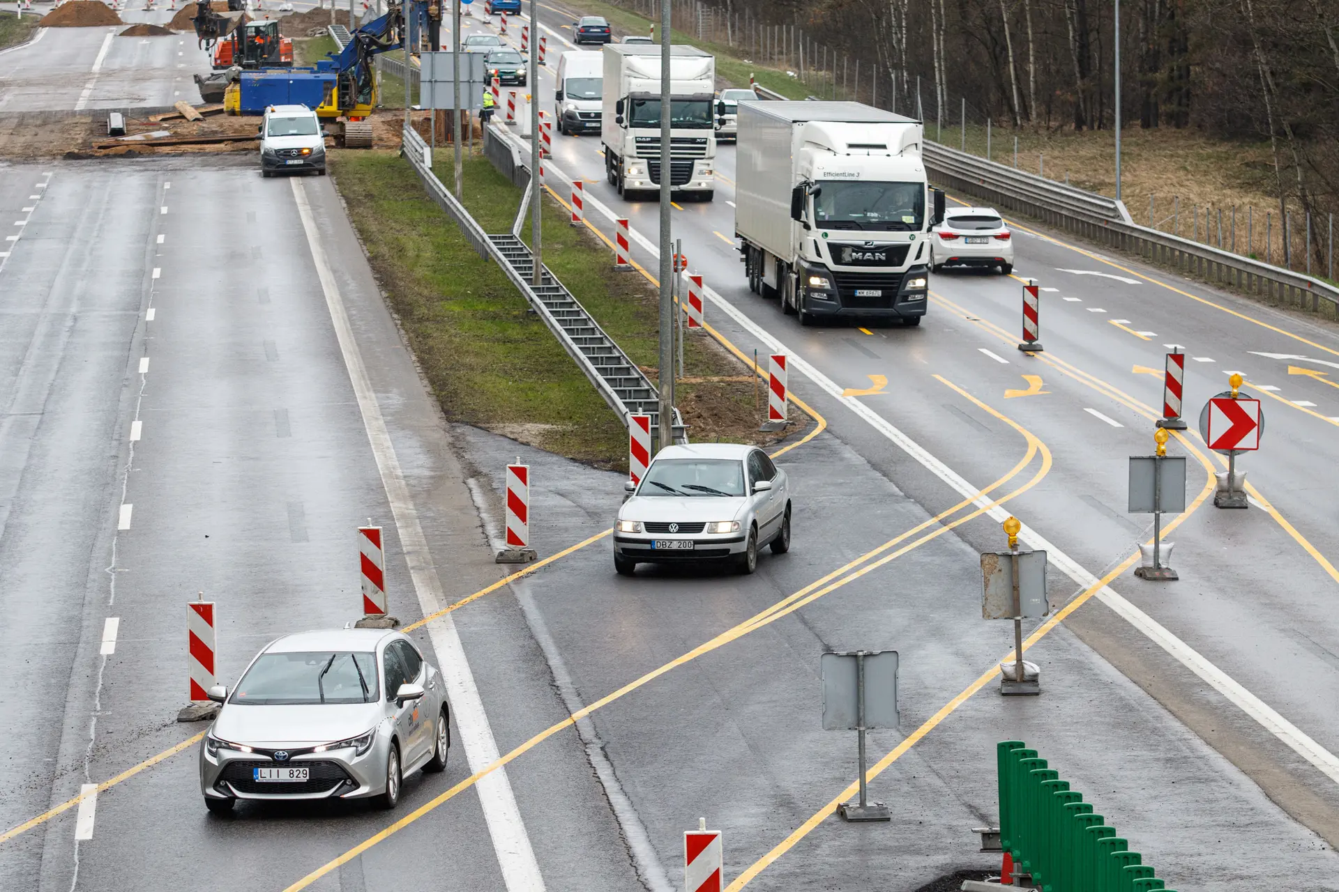 Kelio remontai magistralėje A1