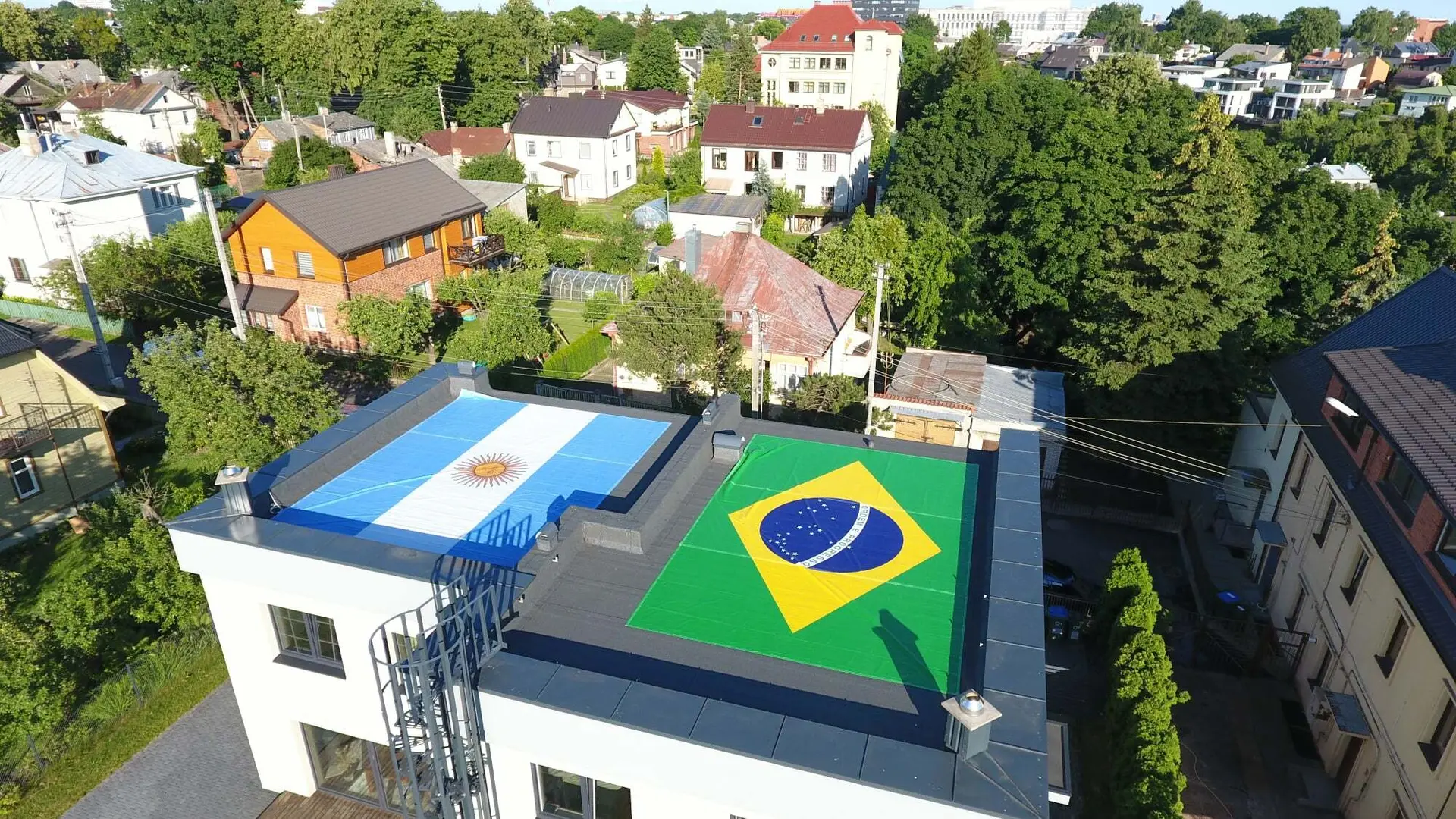 Oro balionai Brazilkoje