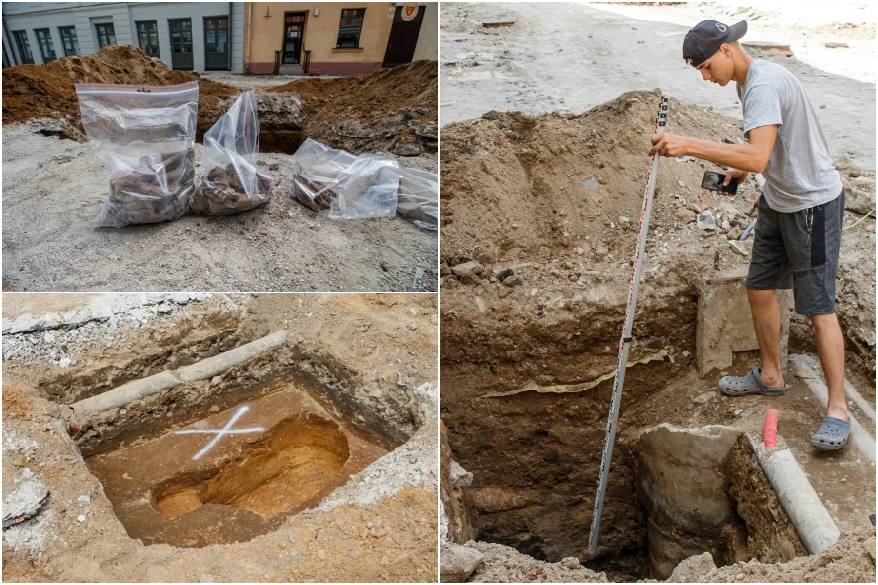 Archeologiniai tyrimai Vilniaus gatvėje