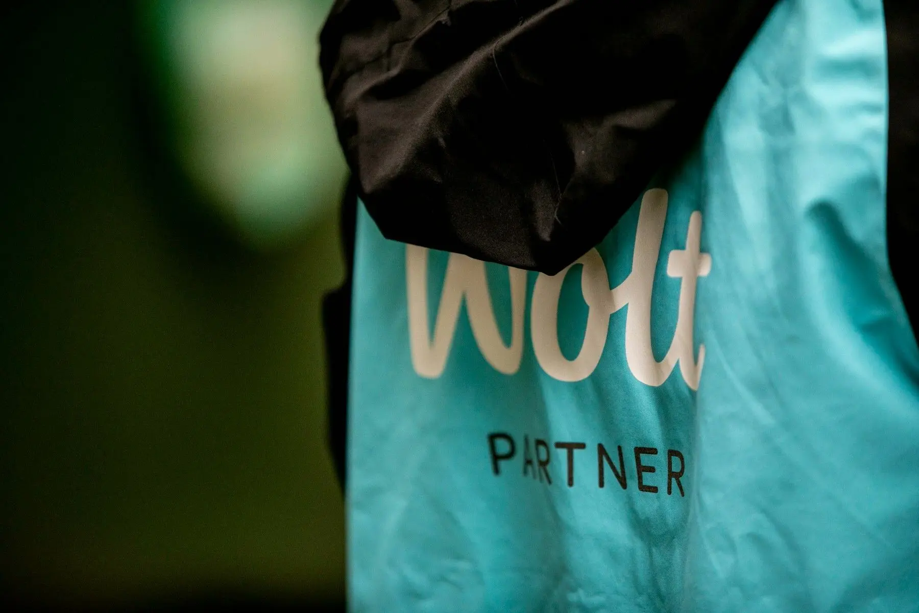 „Wolt“ kurjeriai surengė streiką / DELFI nuotr.