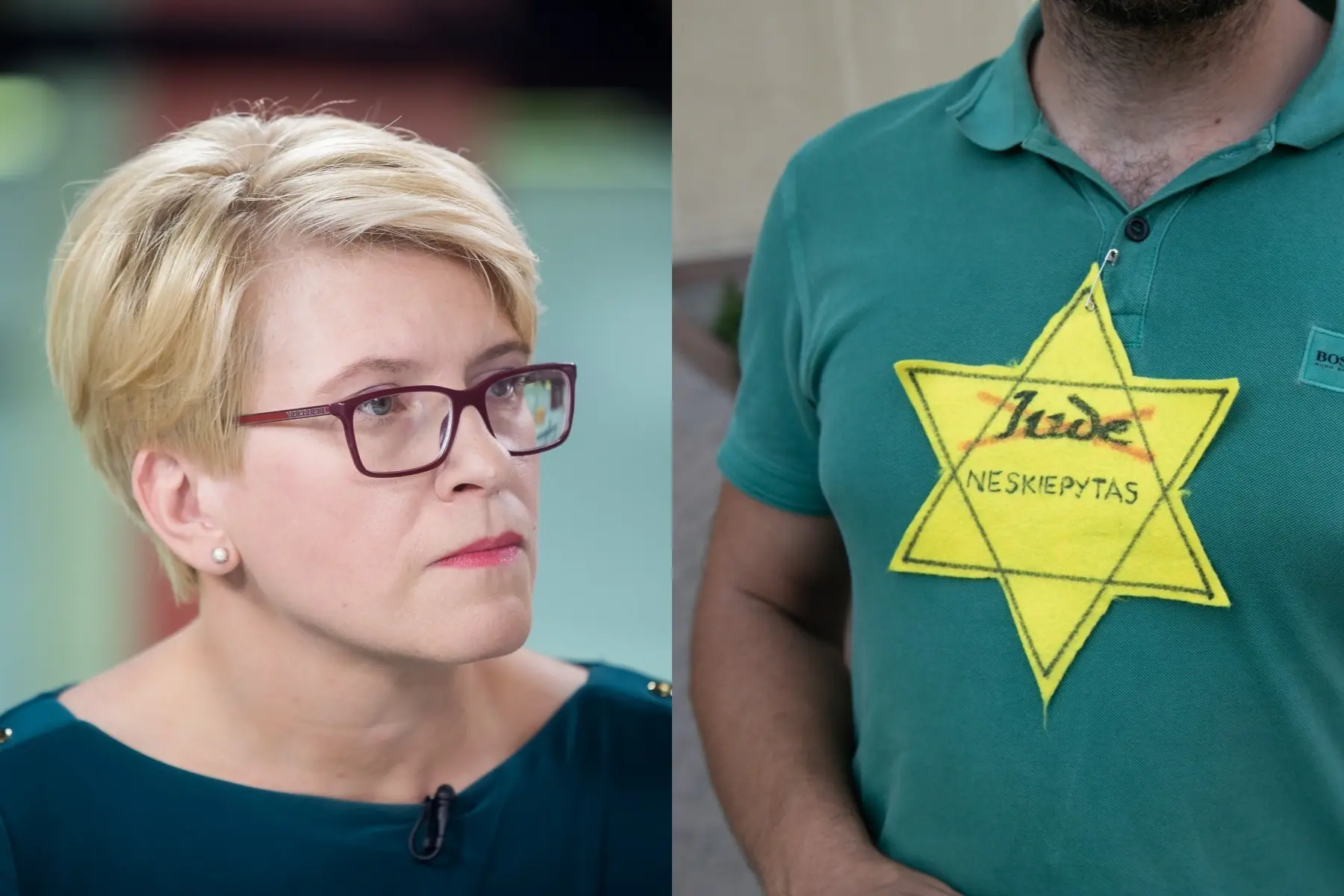 I. Šimonytė atsiprašo protestuojančių