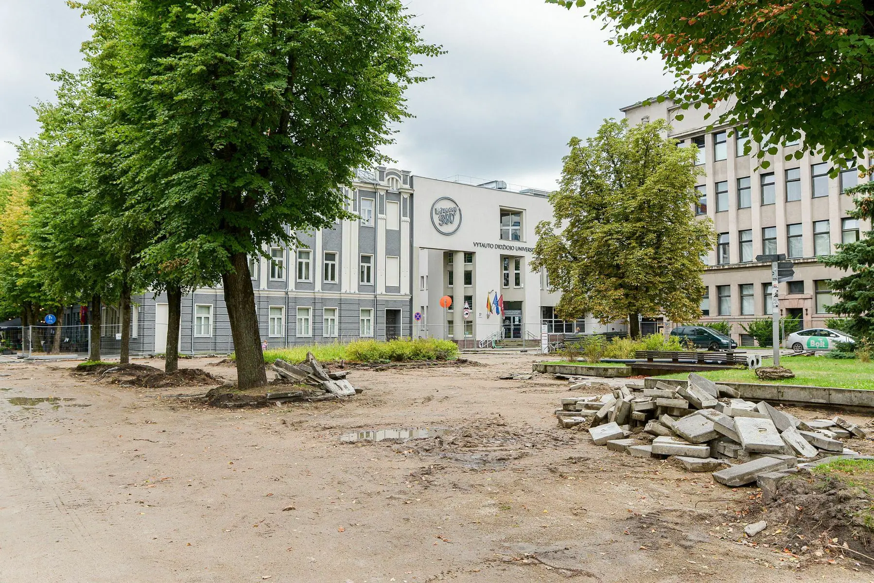 Studentų skvero remontas / Kaunas.lt nuotr.