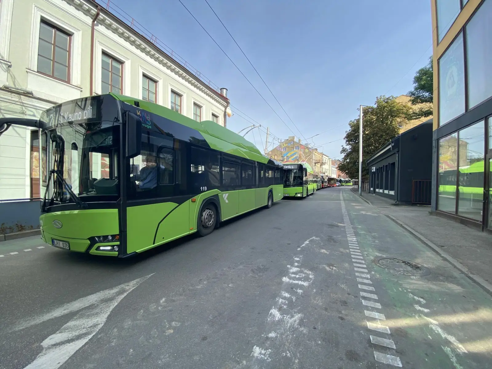 Viešasis transportas Kauno centre / „Kas vyksta Kaune“ nuotr.