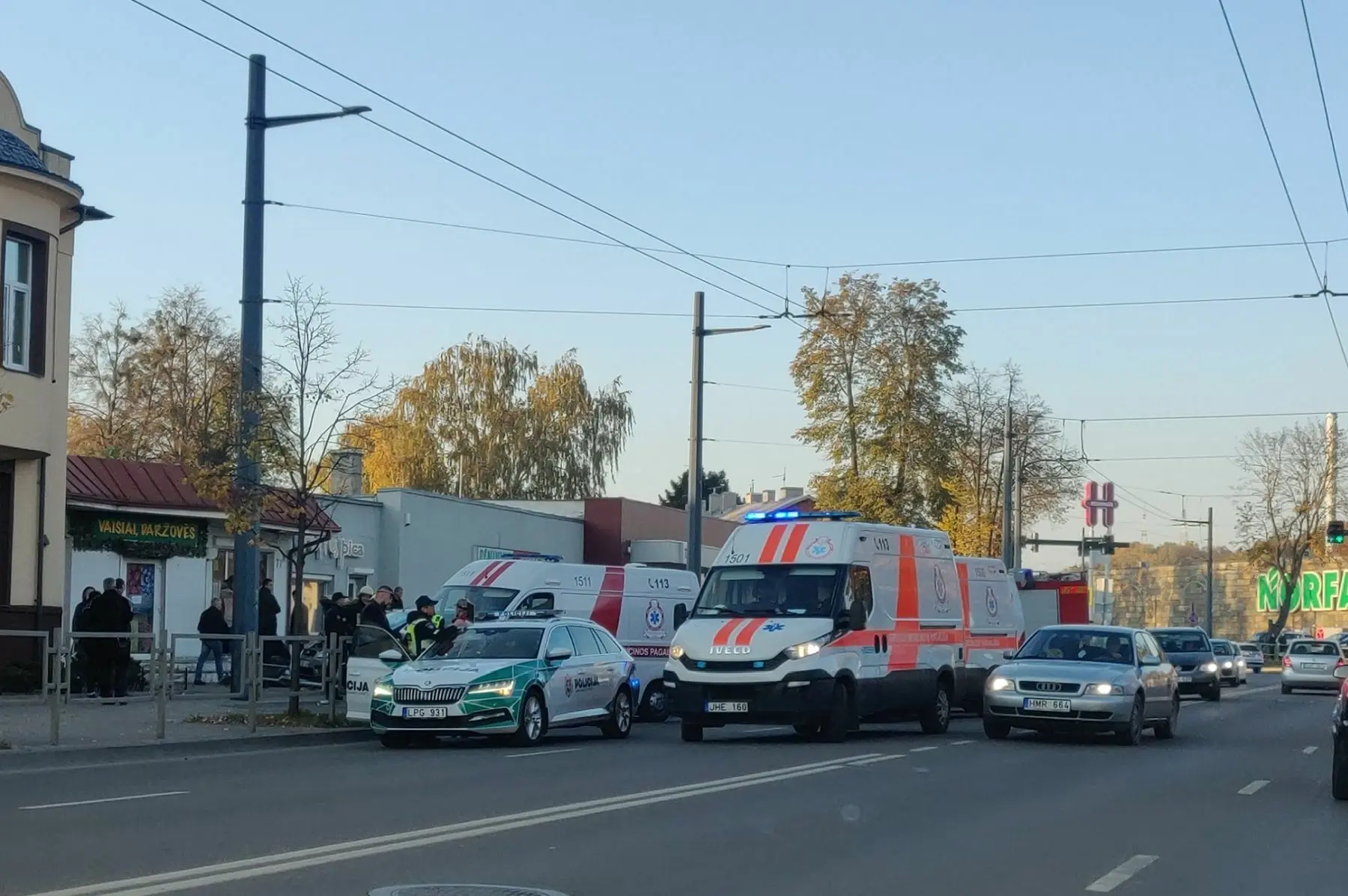 Avarija Žemuosiuose Šančiuose
