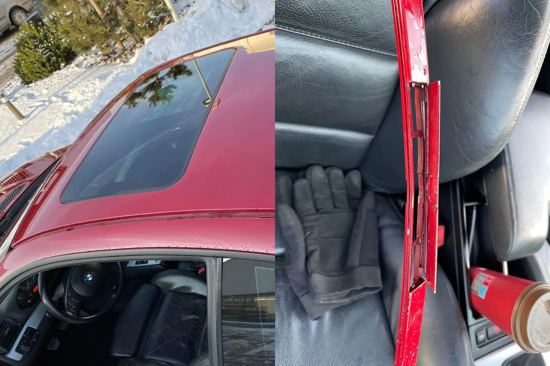 Švaros broliuose apgadintas automobilis