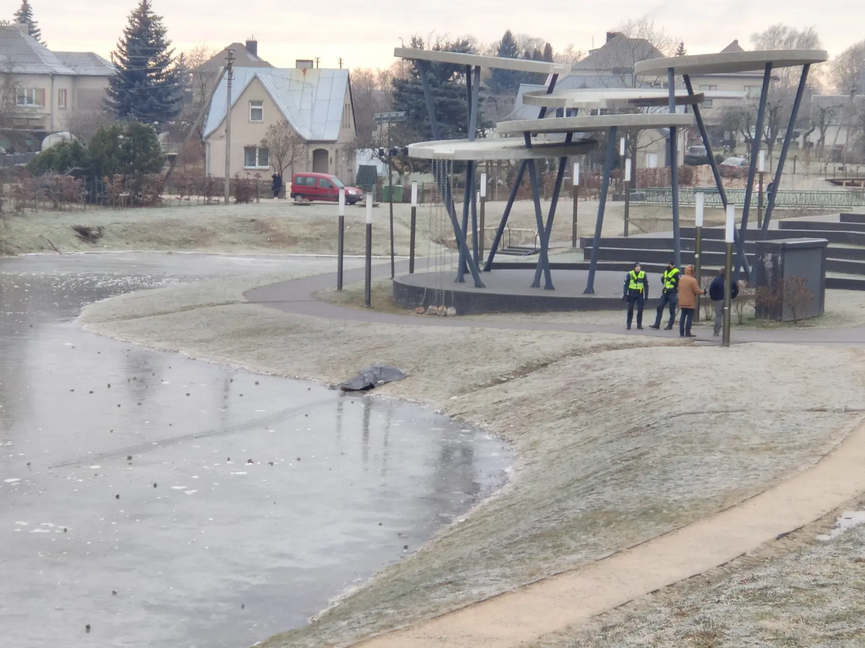 Nelaimė Garliavos parke