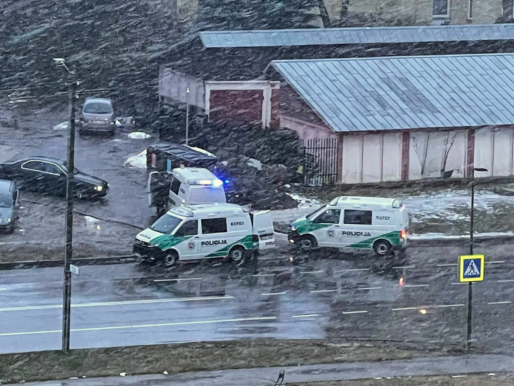 Sulaikymas Baltijos gatvėje