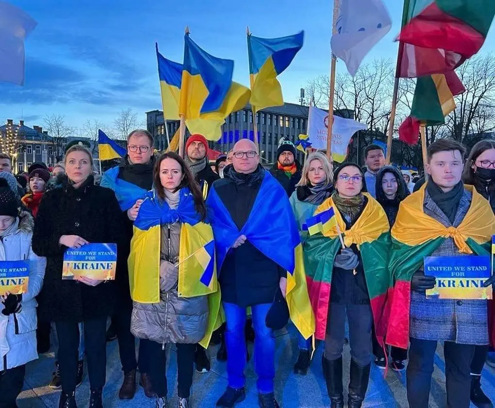 Ukrainos palaikymo akcija