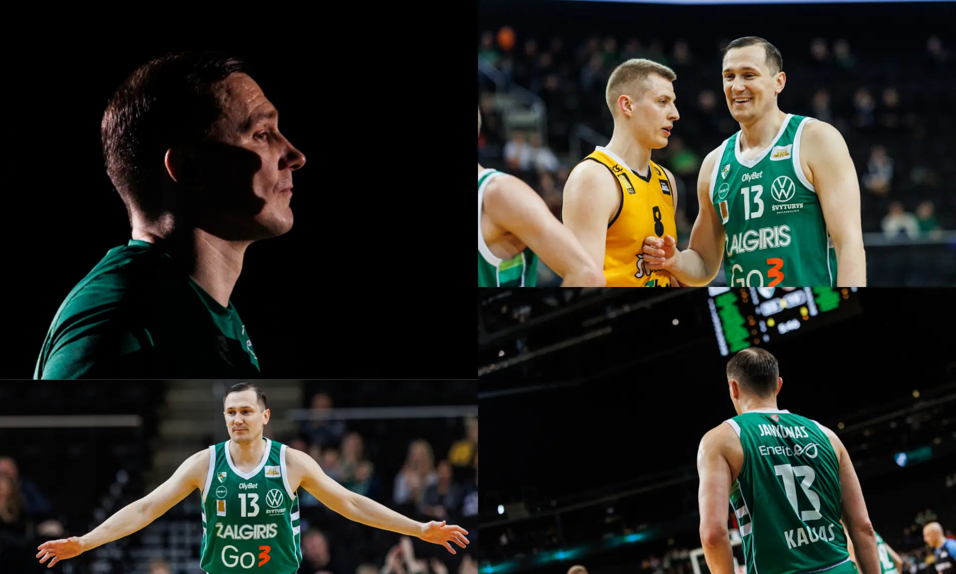 Paskutinės P. Jankūno karjeros namų rungtynės | „Žalgiris“ - „Šiauliai“
