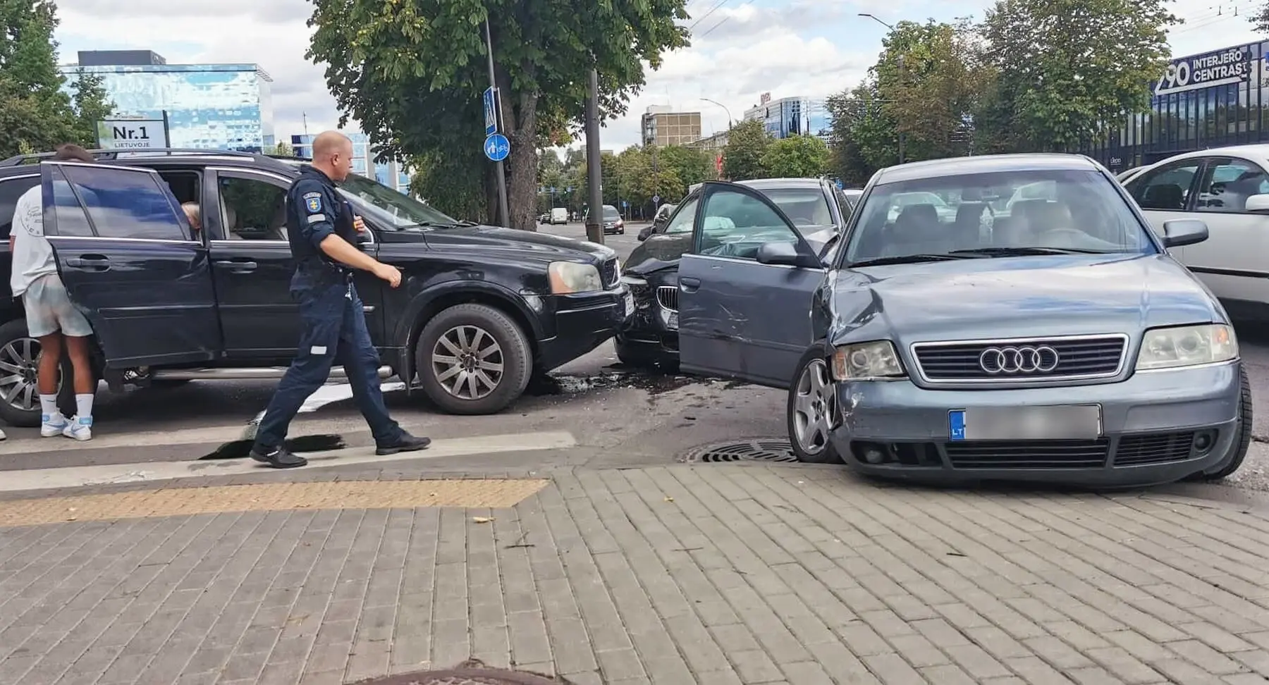 Avarija Savanorių prospekte