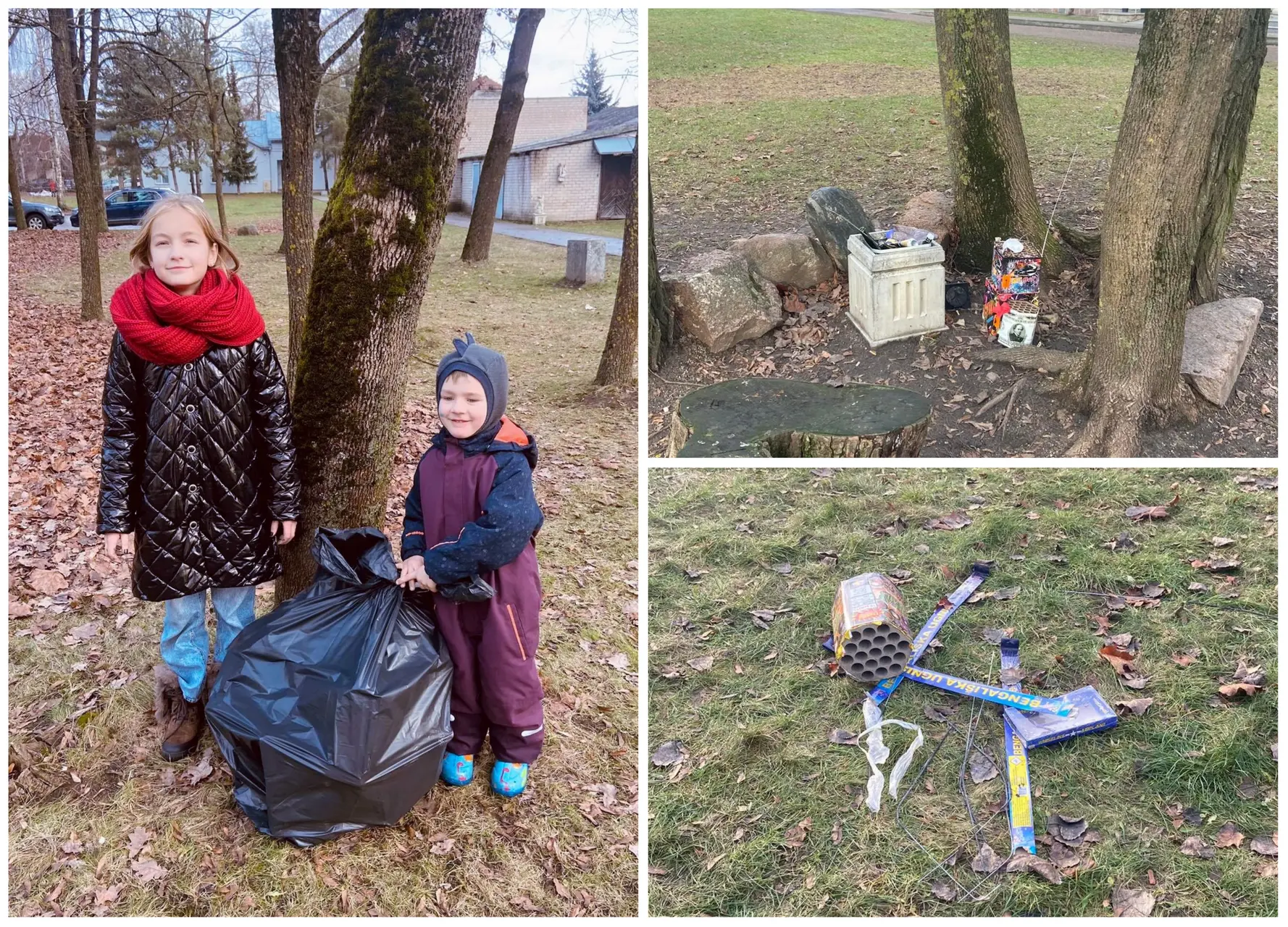 Šiukšlių rinkimo akcija ant Pelėdų kalno