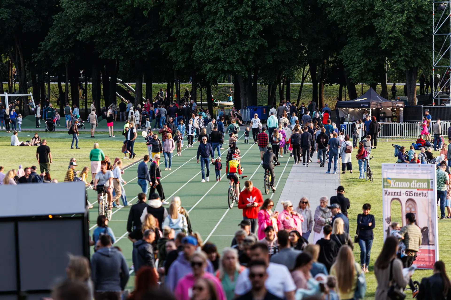 Kauno miesto gimtadienio šventė Santakos parke