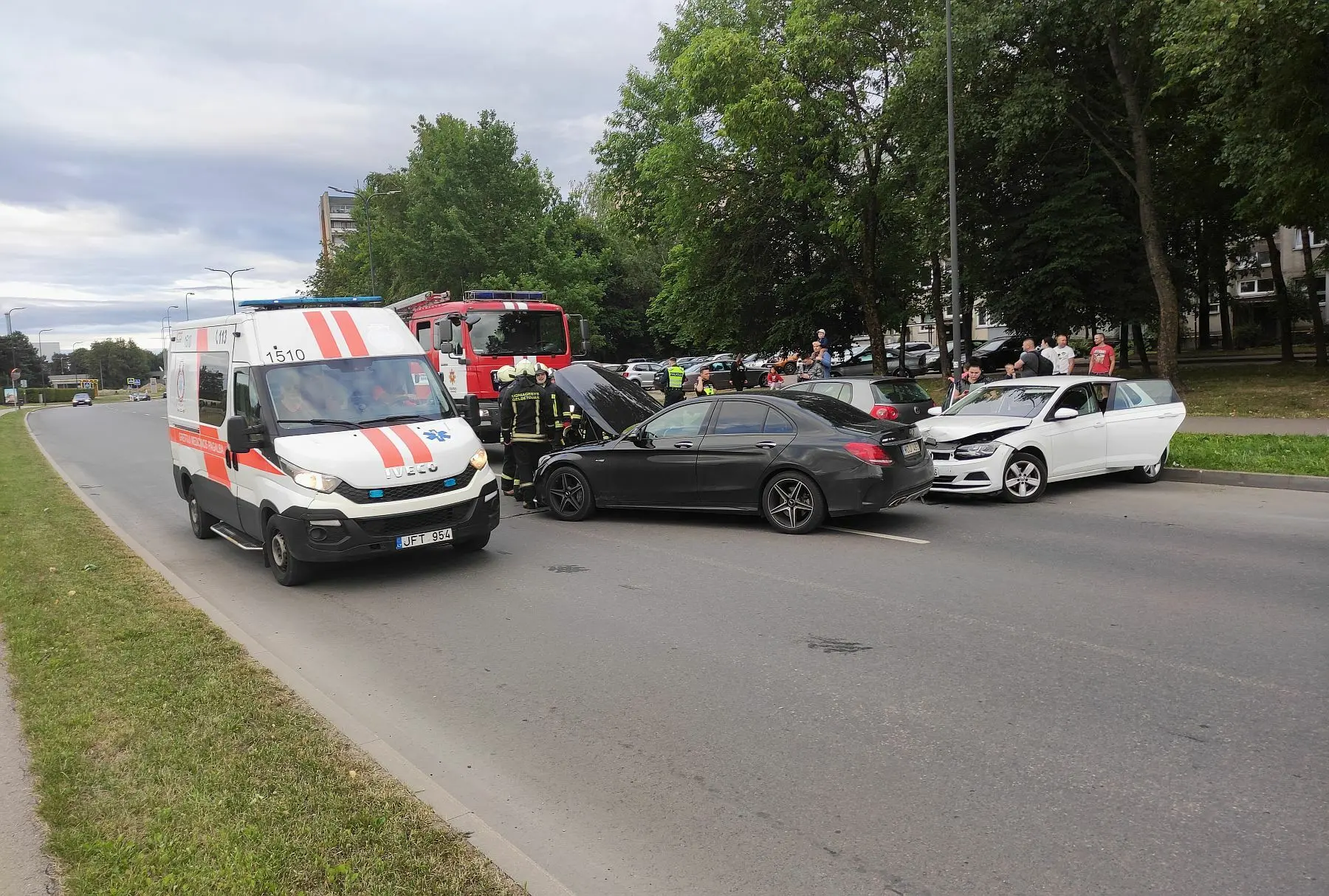 Avarija Partizanų gatvėje