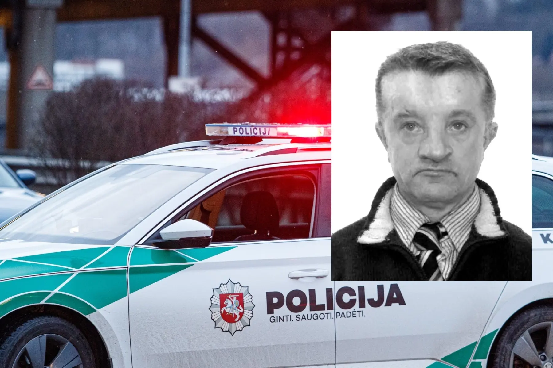 ieškomas vyras