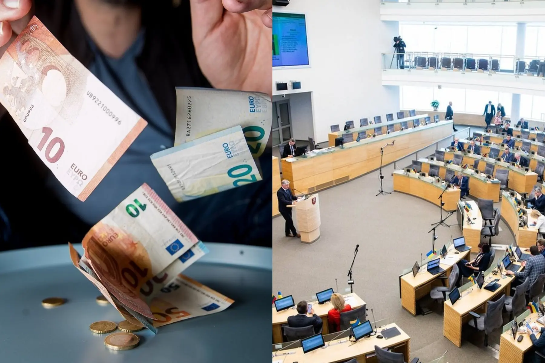 Pinigai, Seimas