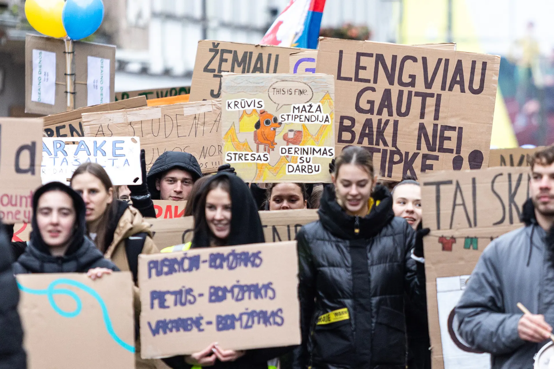 Studentų protestas