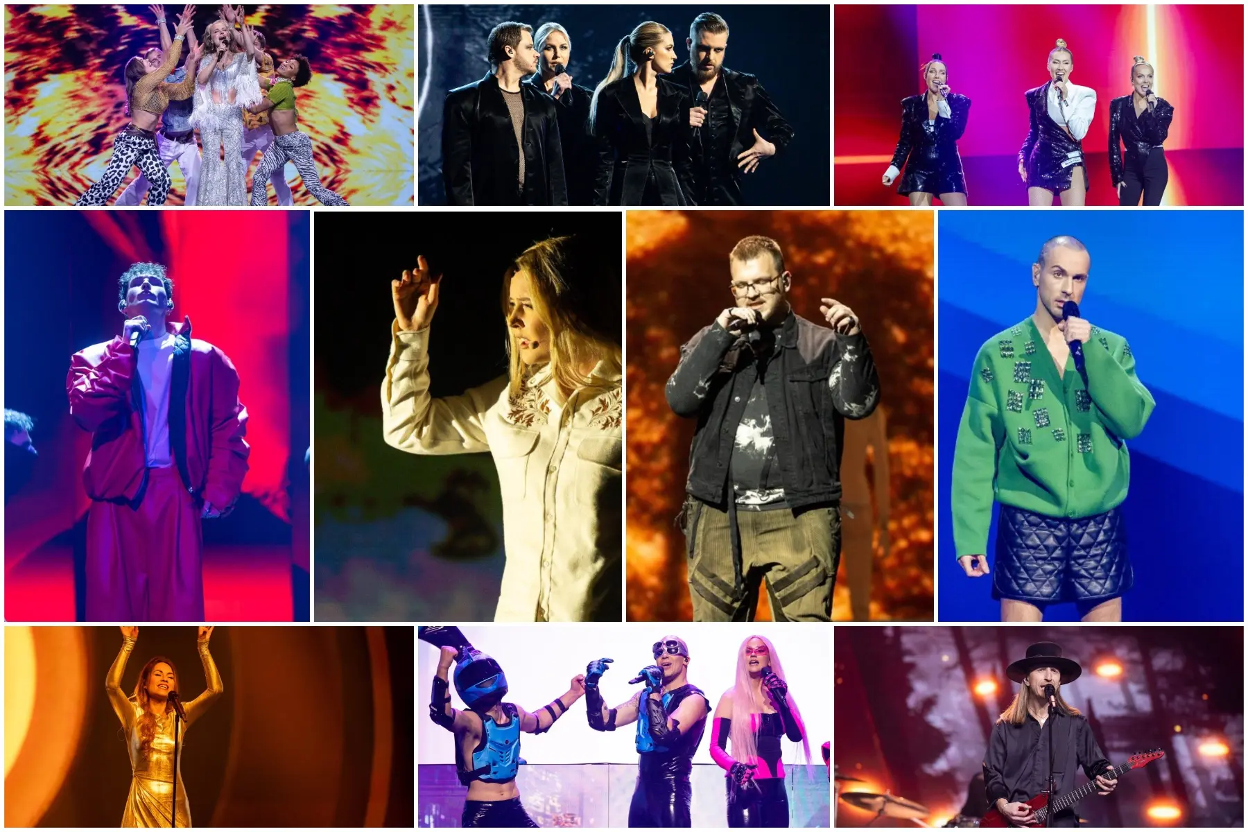 Eurovizijos atrankos finalo 2024 dalyviai