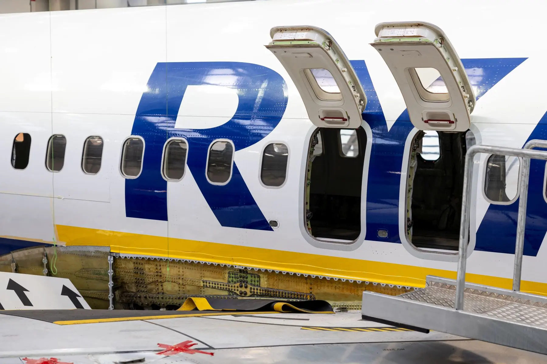 „Ryanair“ orlaivių priežiūros angaras Kauno oro uoste / ELTA / Ž. Gedvilo nuotr.