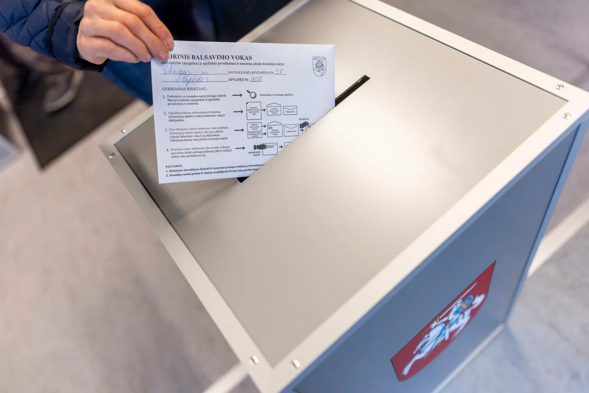 Rinkimai, balsavimas, balsadėžė, rinkimų biuletenis